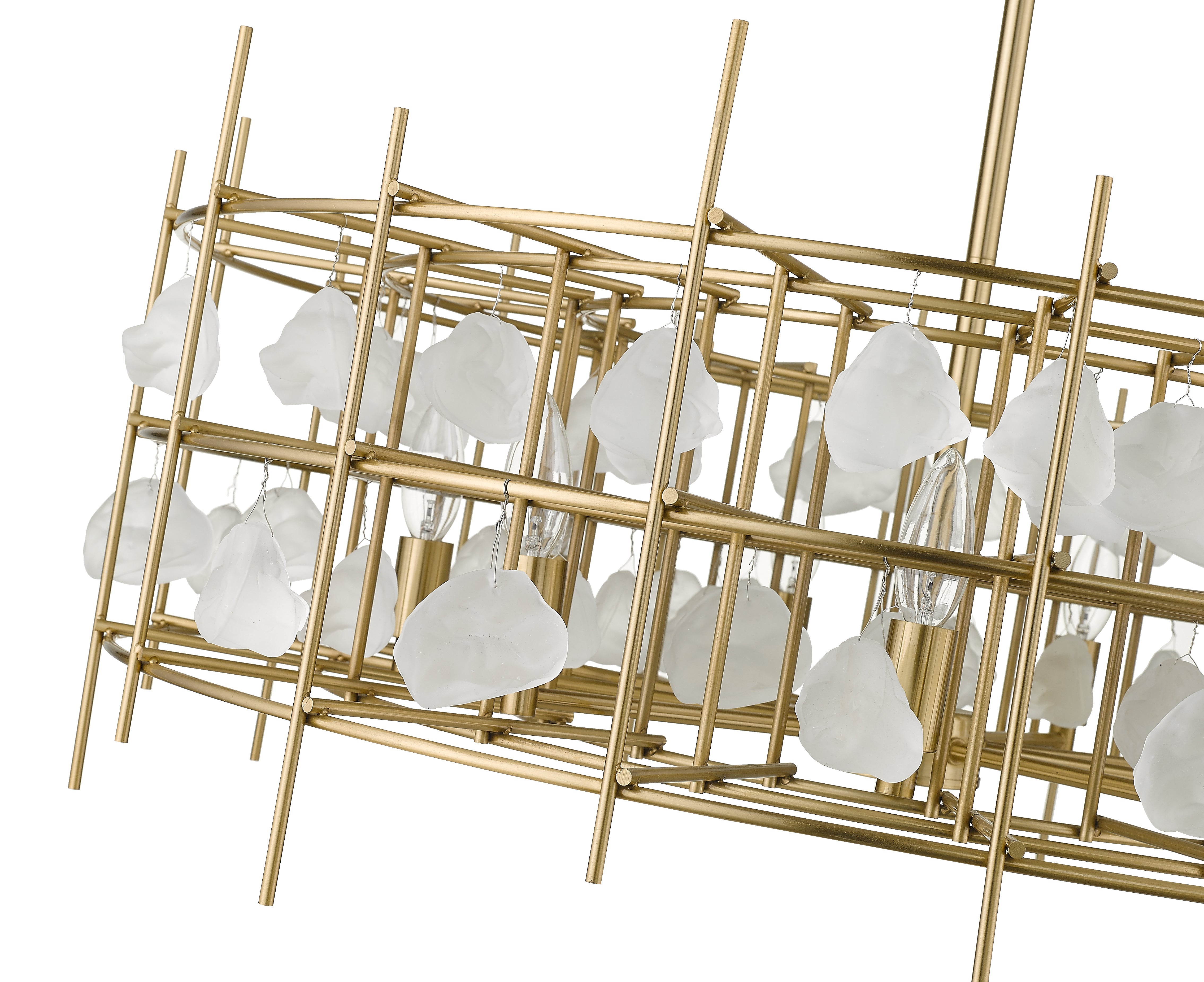 Garroway 9 Light Chandelier Aged Brass