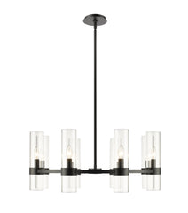 Datus 8 Light Chandelier Matte Black