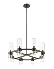 Datus 8 Light Chandelier Matte Black