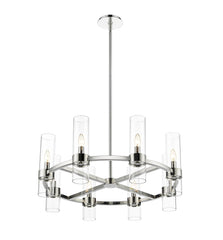 Datus 8 Light Chandelier Polished Nickel