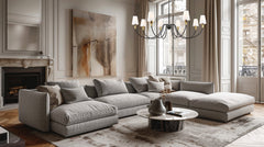 Claudelle 8 Light Chandelier Matte Black + Modern Gold