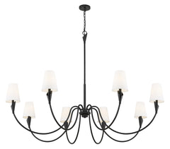 Claudelle 8 Light Chandelier Matte Black