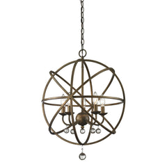 Acadia 5 Light Chandelier Golden Bronze