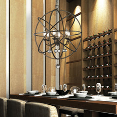 Acadia 6 Light Chandelier Golden Bronze