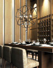 Acadia 6 Light Chandelier Golden Bronze