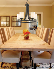 Bordeaux 5 Light Chandelier Bronze
