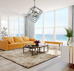 Euclid 10 Light Chandelier Matte Black