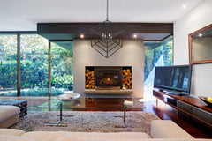 Euclid 4 Light Chandelier Matte Black