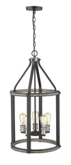 Kirkland 5 Light Chandelier Ashen Barnboard