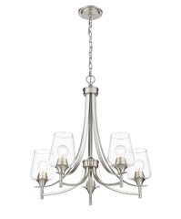 Joliet 5 Light Chandelier Brushed Nickel