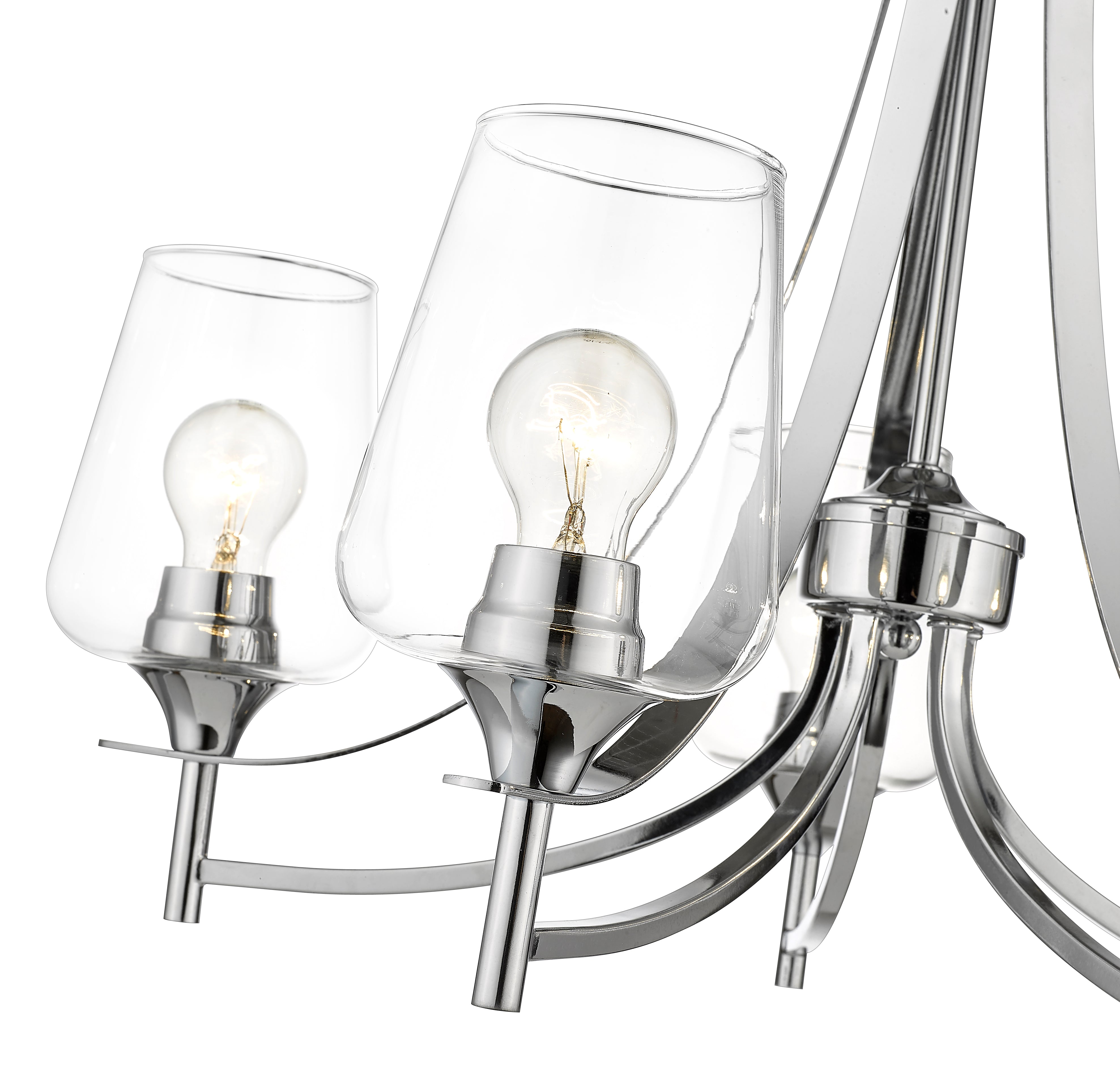 Joliet 5 Light Chandelier Chrome