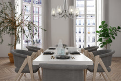 Joliet 5 Light Chandelier Chrome
