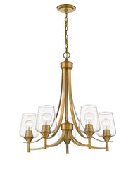 Joliet 5 Light Chandelier Olde Brass