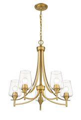 Joliet 5 Light Chandelier Olde Brass
