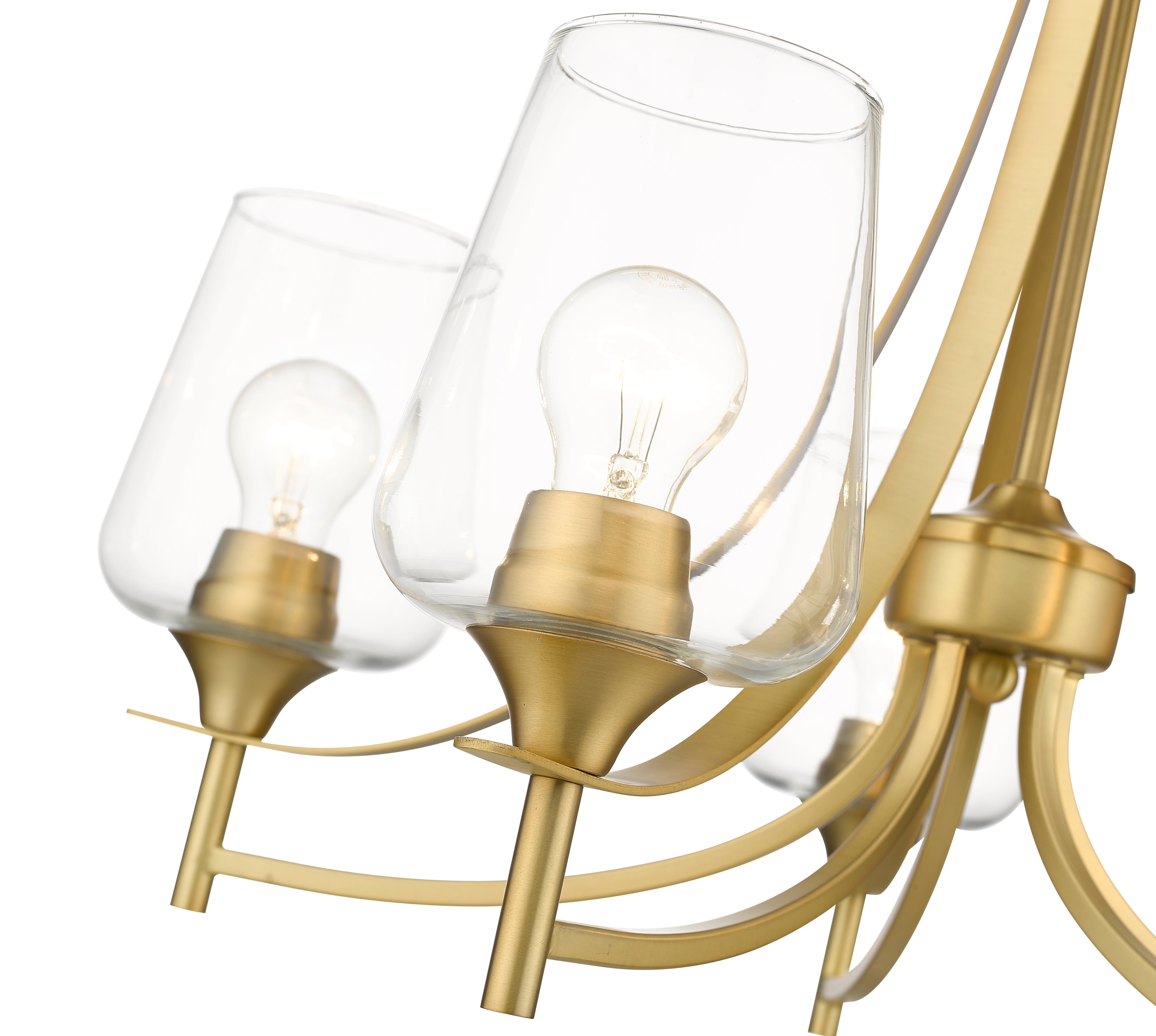 Joliet 5 Light Chandelier Olde Brass