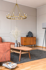 Barclay 12 Light Chandelier Olde Brass