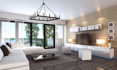 Barclay 16 Light Chandelier Matte Black
