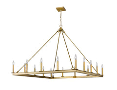 Barclay 16 Light Chandelier Olde Brass