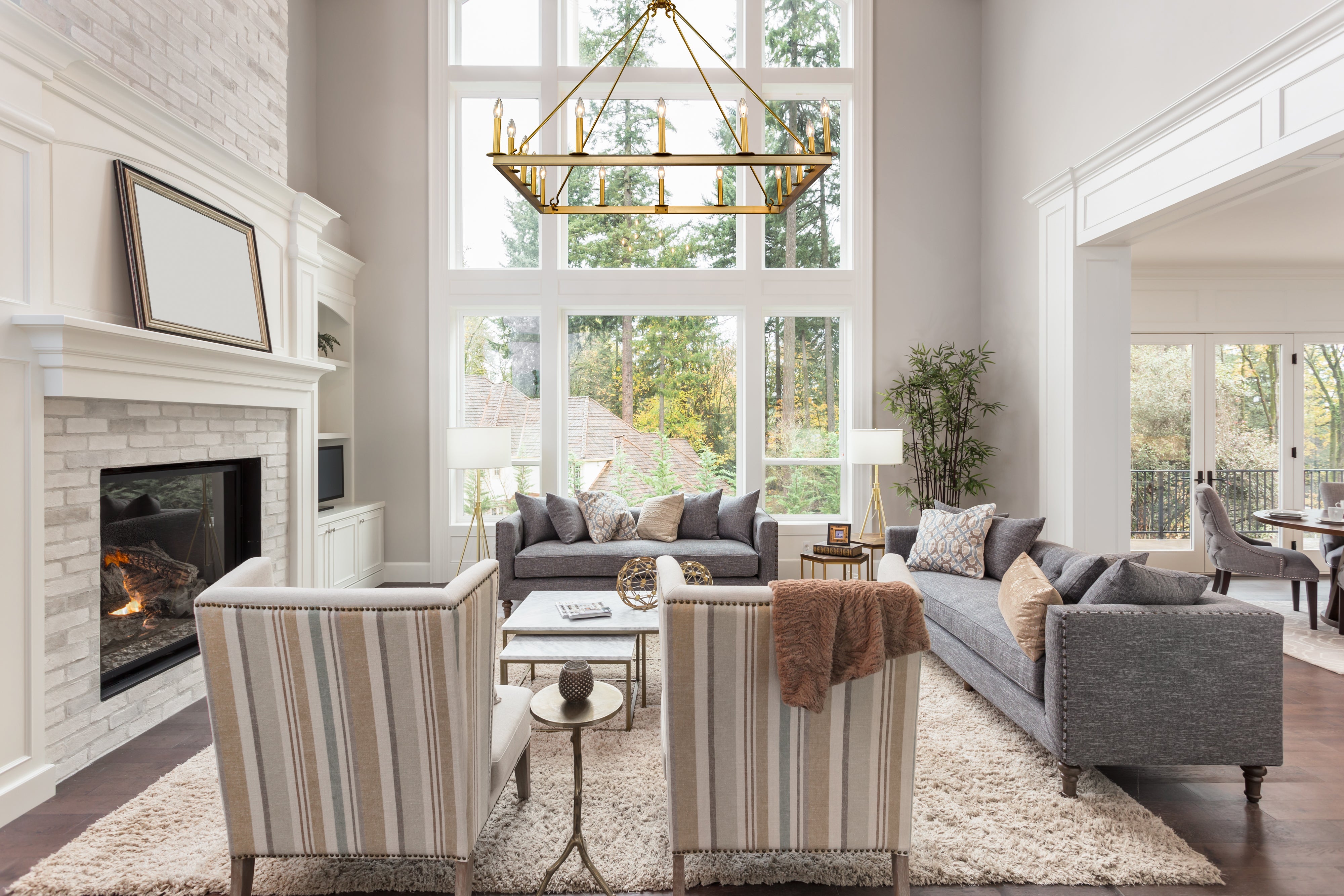 Barclay 16 Light Chandelier Olde Brass