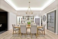 Barclay 8 Light Chandelier Olde Brass