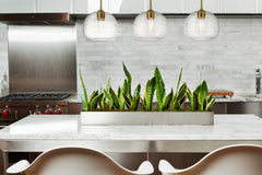 Harmony 3 Light Linear Chandelier Olde Brass