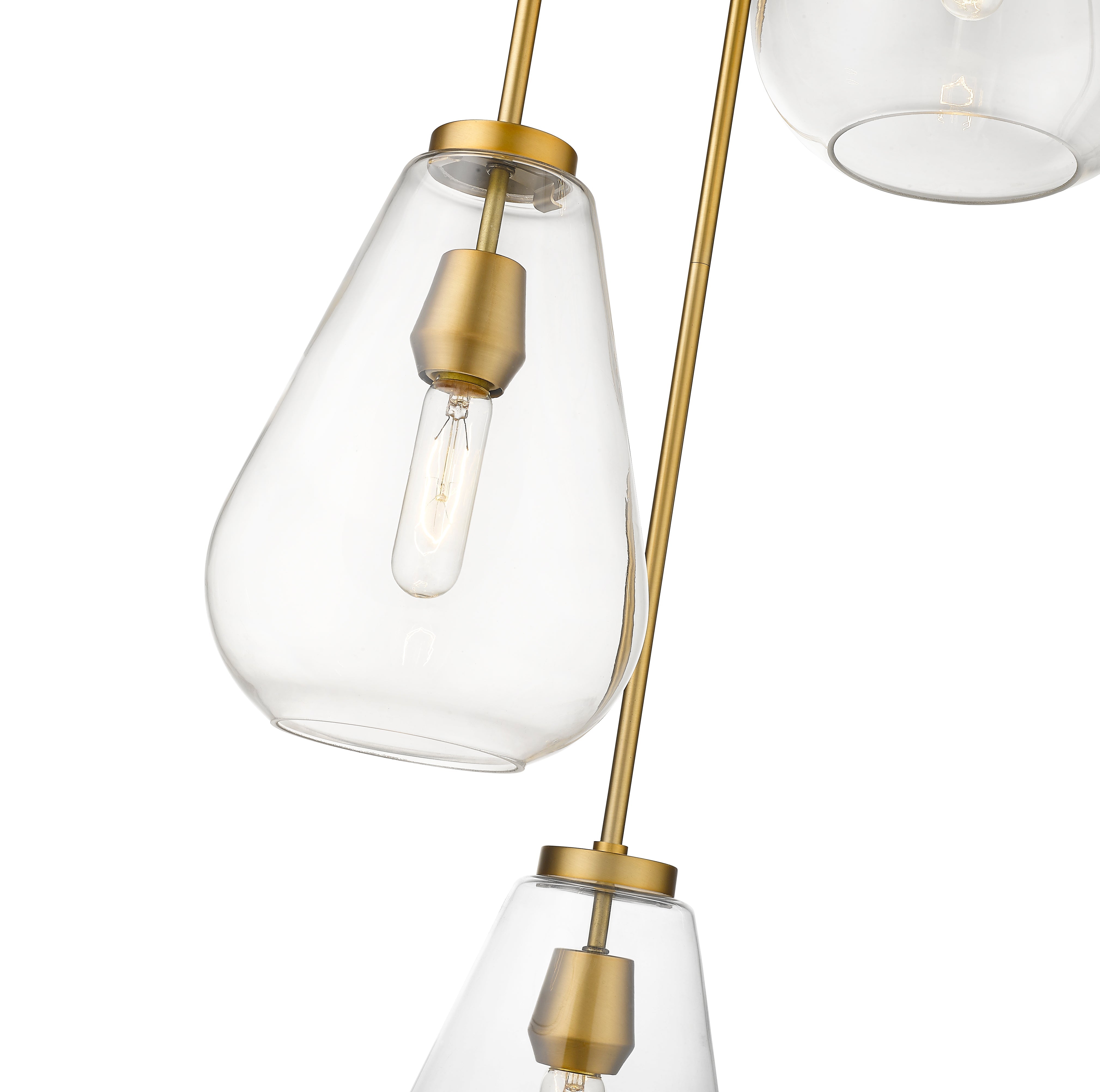 Ayra 3 Light Chandelier Olde Brass