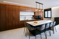 Chloe 3 Light Linear Chandelier Matte Black