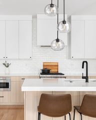 Chloe 3 Light Chandelier Matte Black