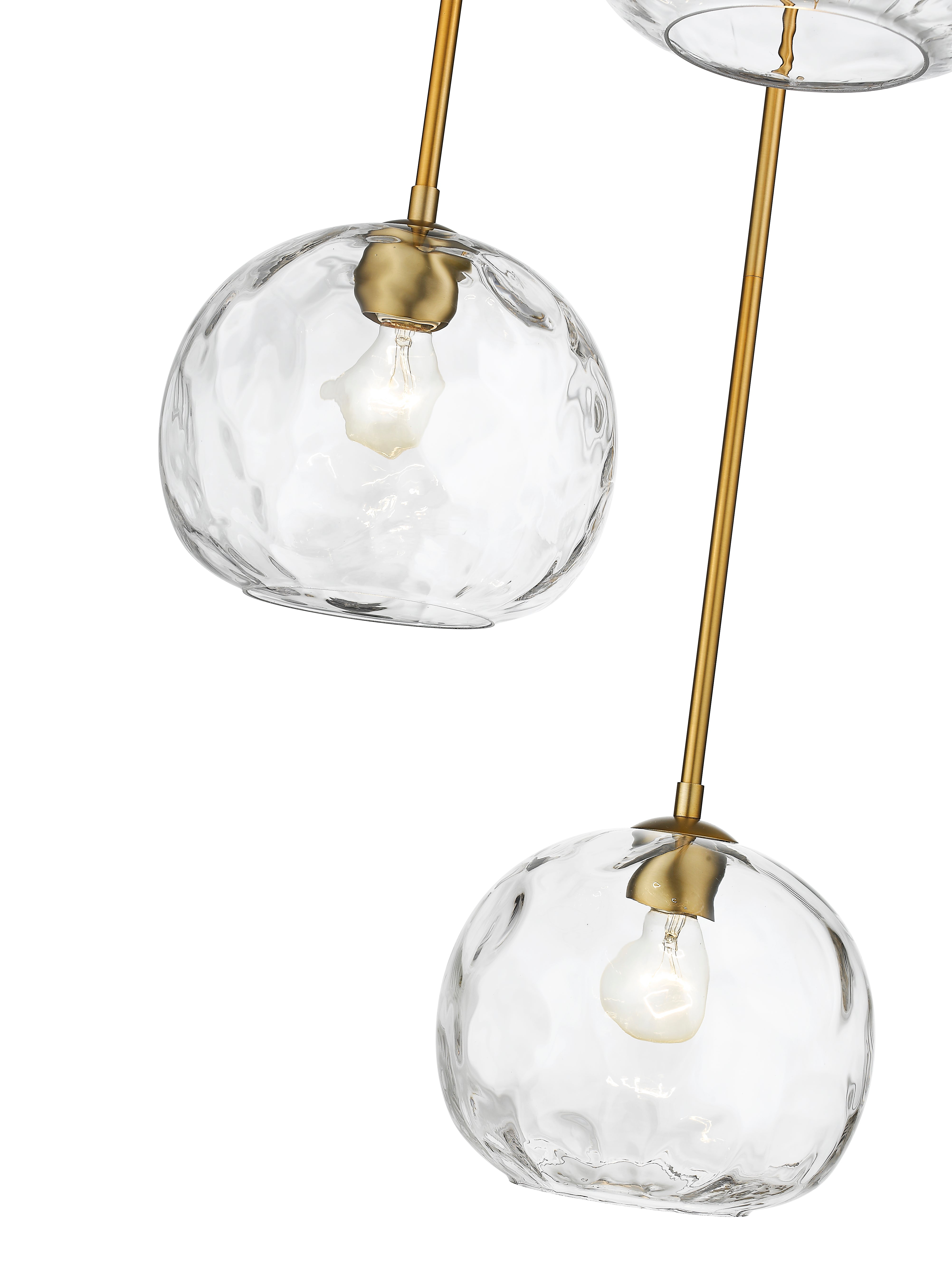 Chloe 3 Light Chandelier Olde Brass