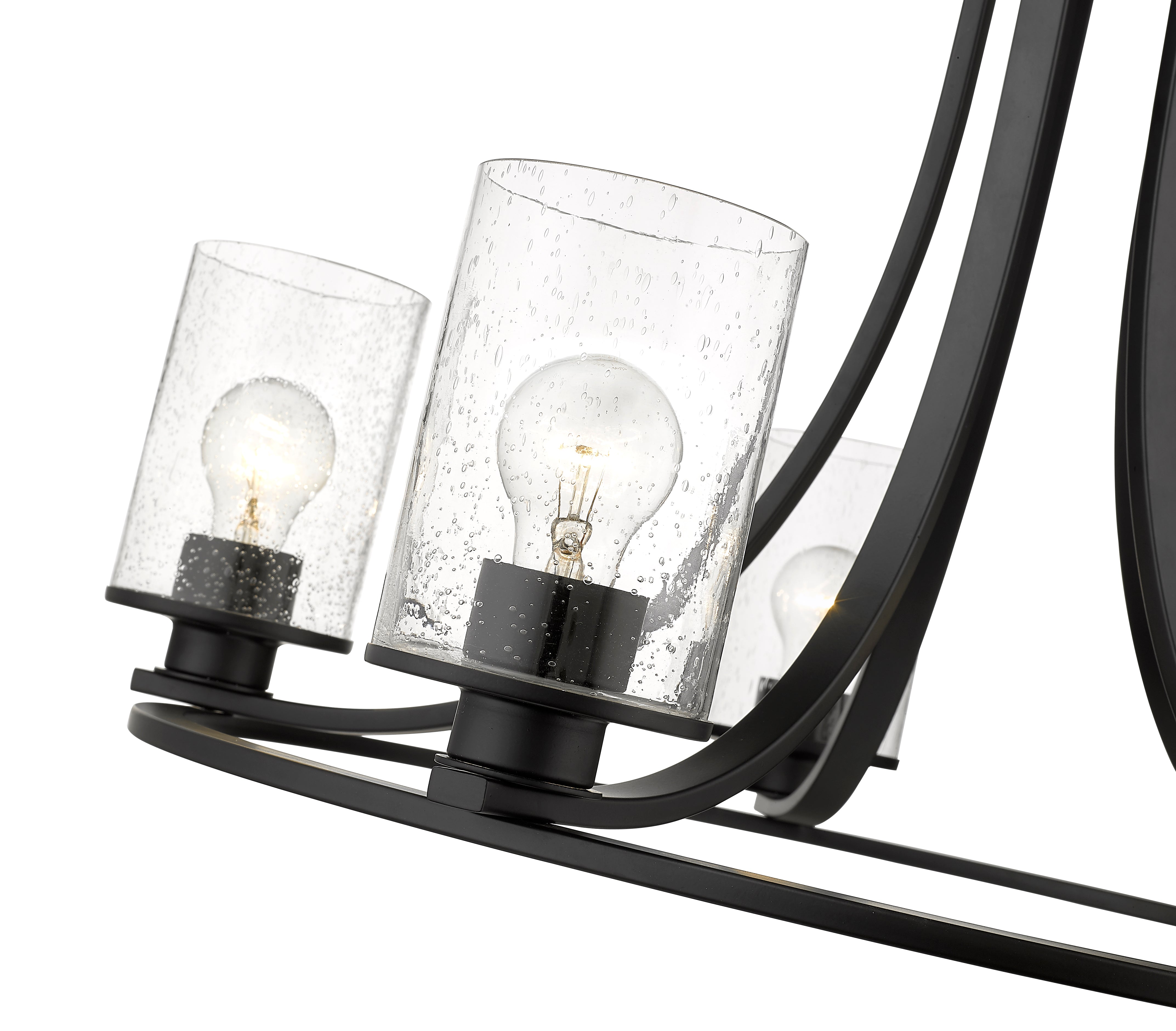 Beckett 5 Light Chandelier Matte Black