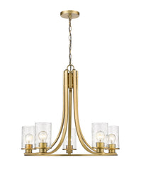Beckett 5 Light Chandelier Olde Brass