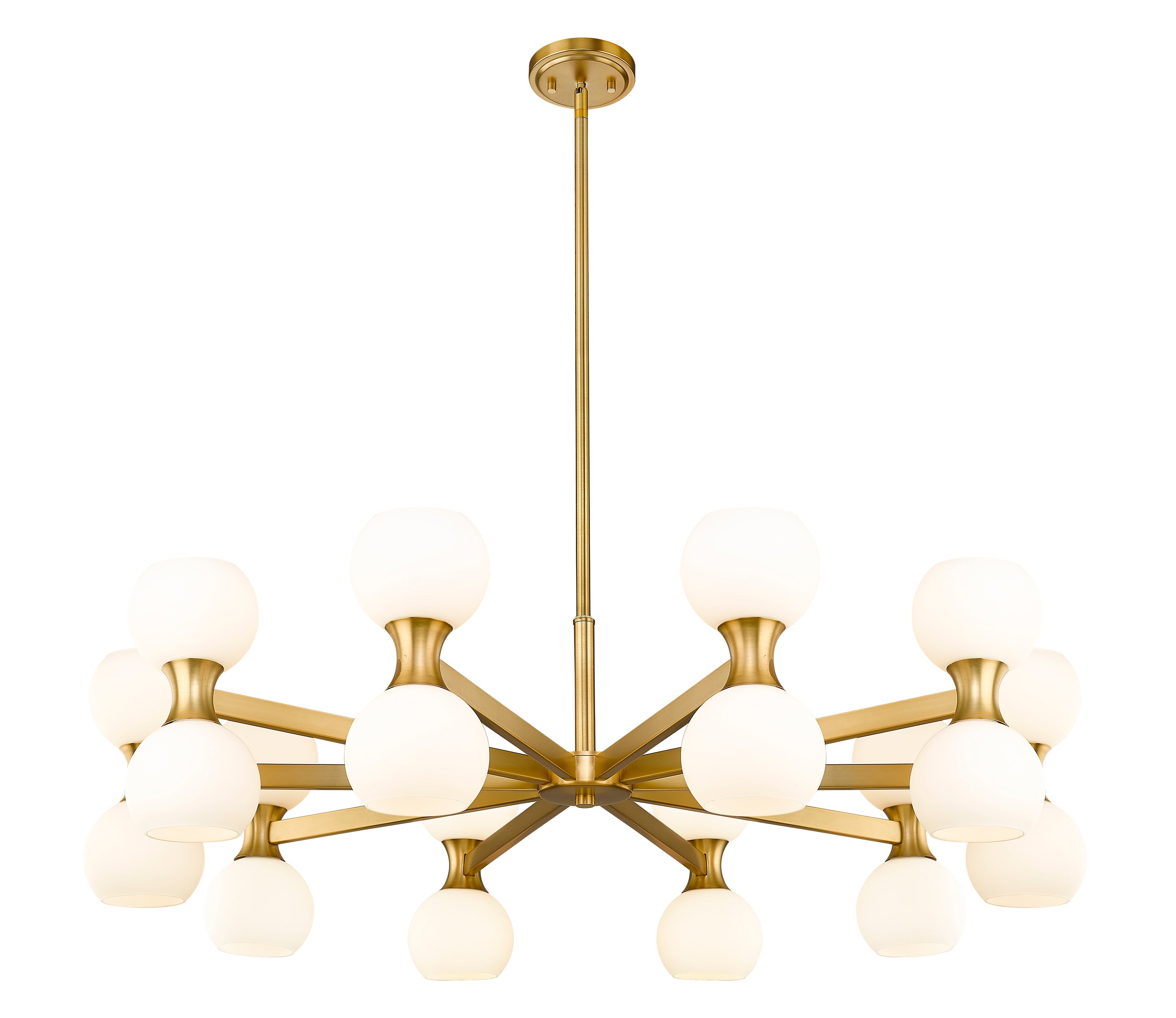 Artemis 20 Light Chandelier Modern Gold