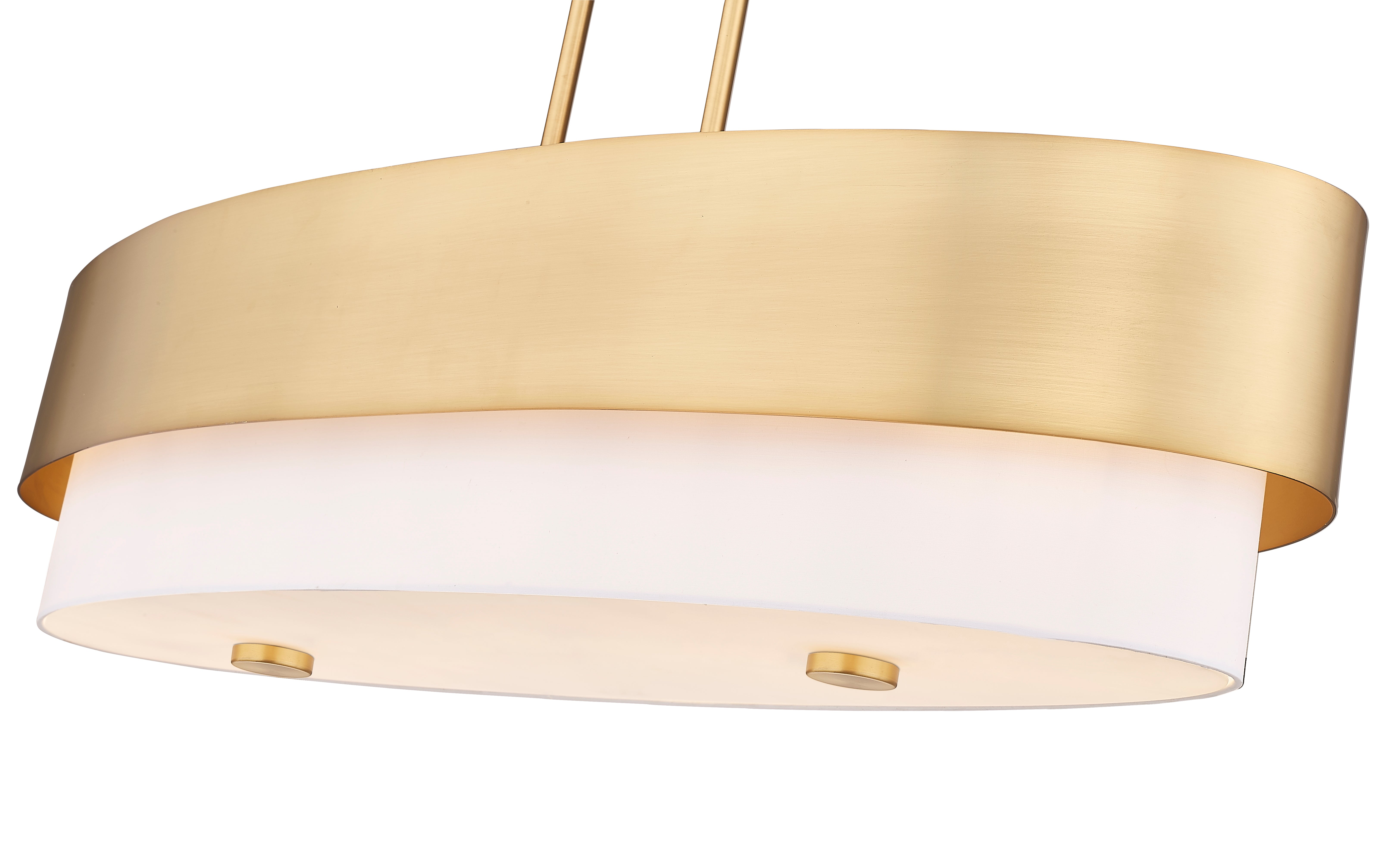 Counterpoint 5 Light Linear Chandelier Modern Gold