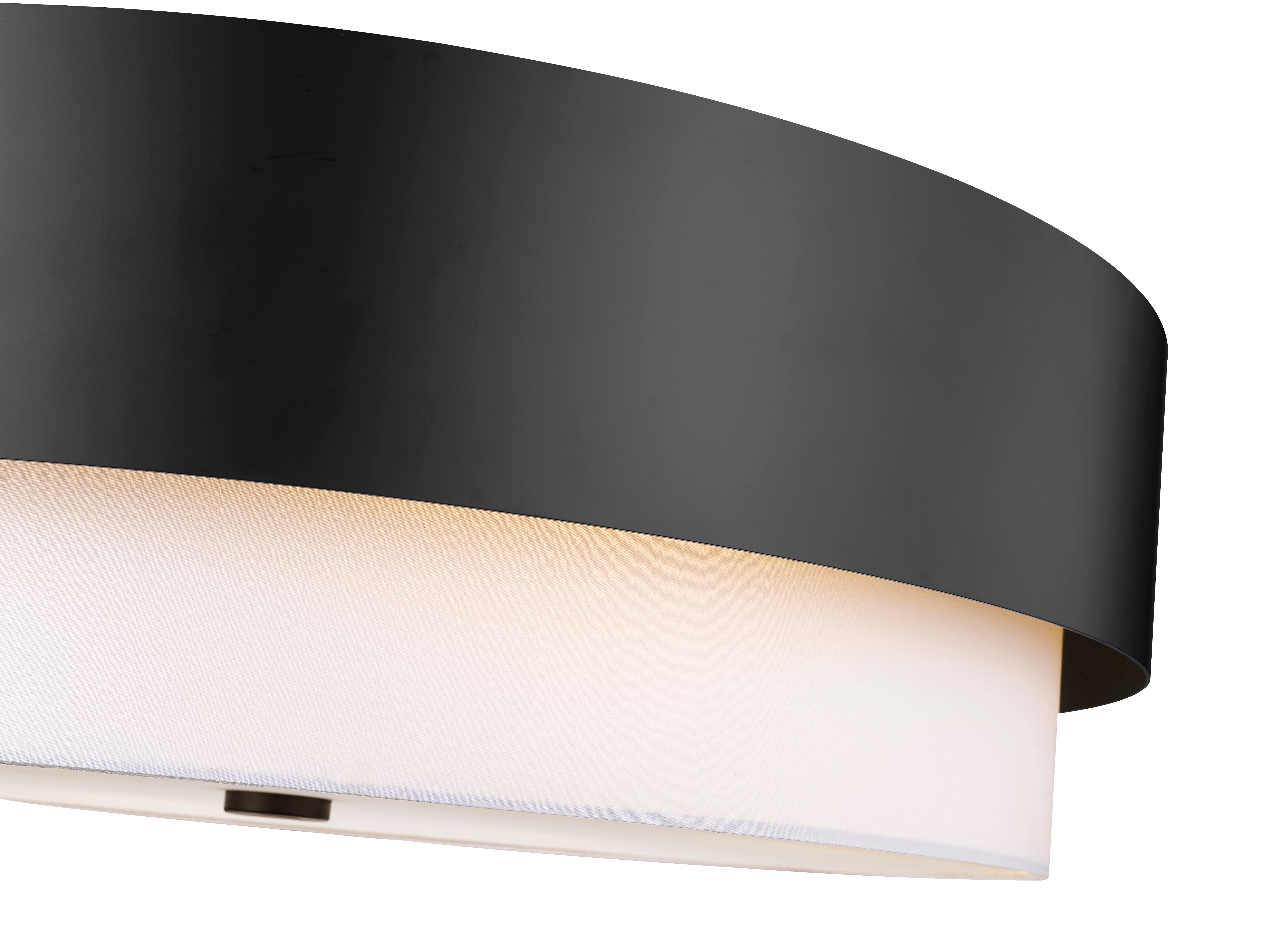 Counterpoint 6 Light Chandelier Matte Black