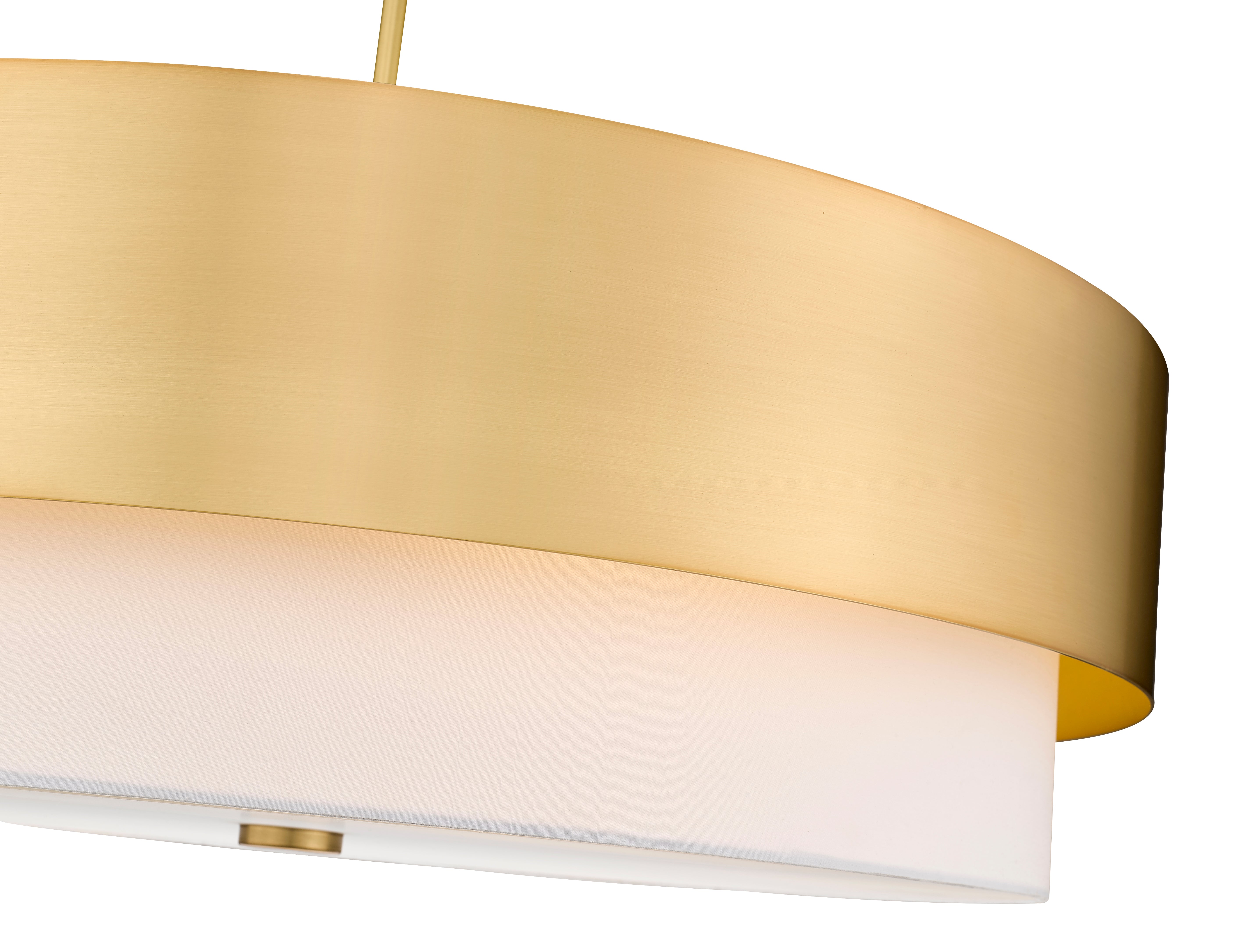Counterpoint 6 Light Chandelier Modern Gold
