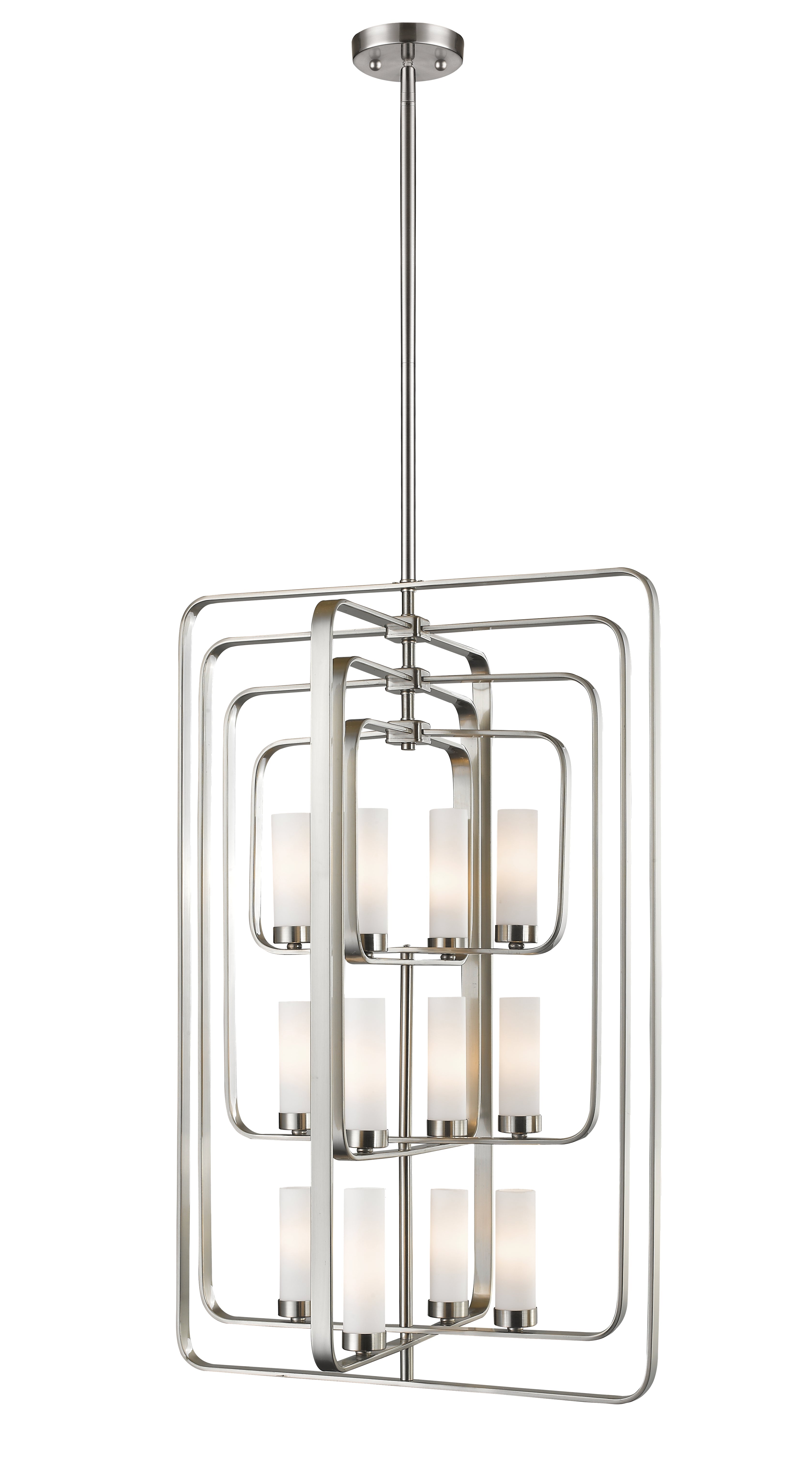 Aideen 12 Light Chandelier Brushed Nickel