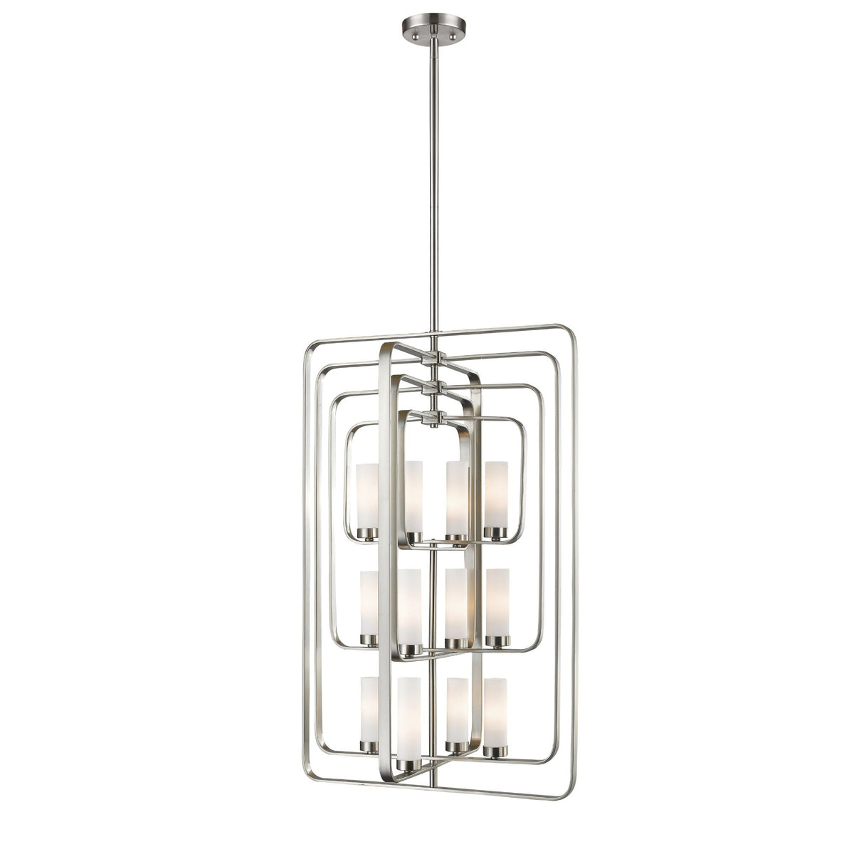 Aideen 12 Light Chandelier Brushed Nickel