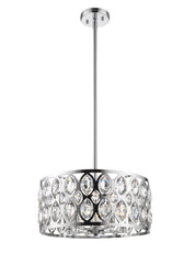 Dealey 5 Light Chandelier Chrome
