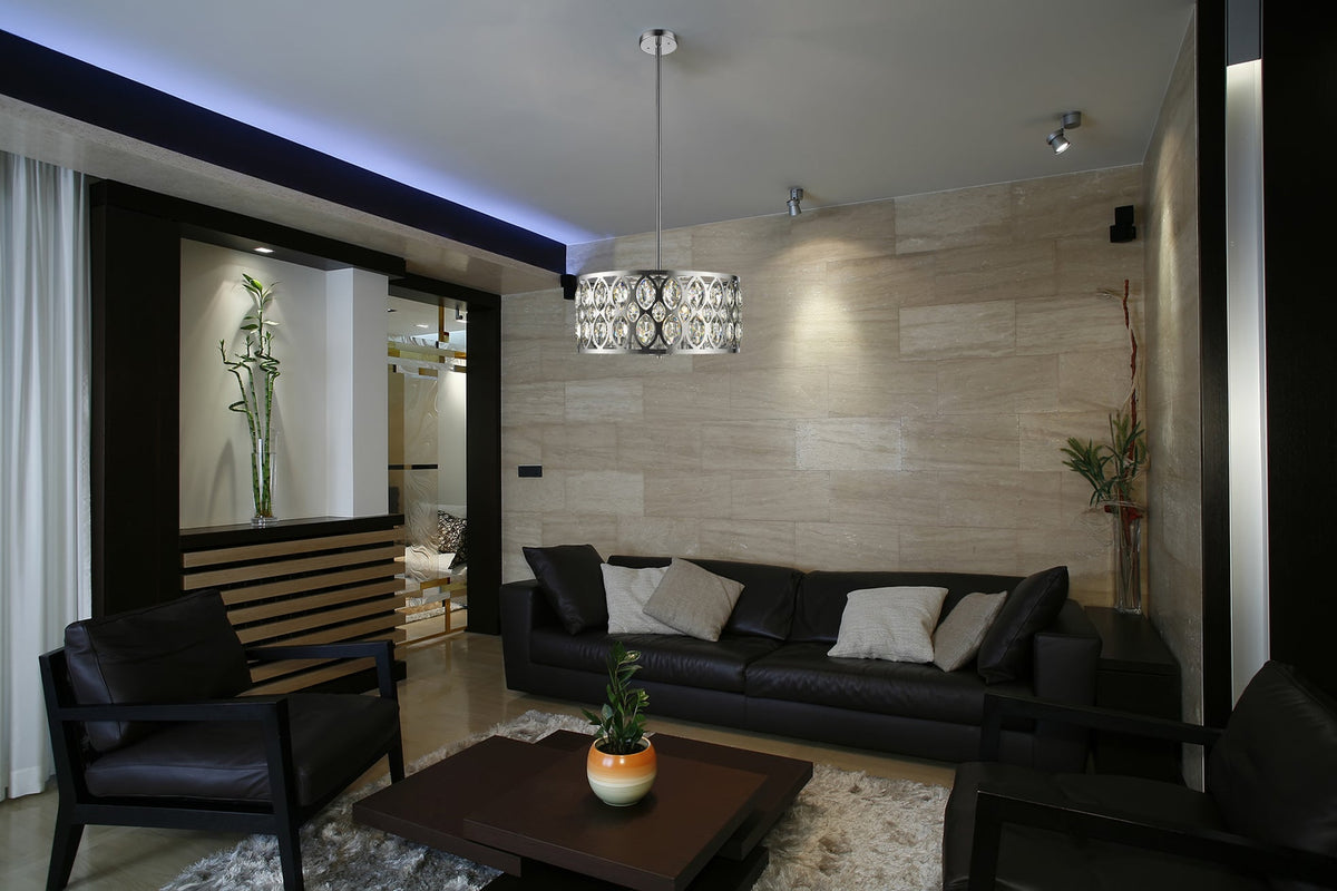 Dealey 5 Light Chandelier Chrome