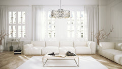 Dealey 8 Light Chandelier Chrome