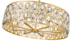Dealey 8 Light Chandelier Heirloom Brass