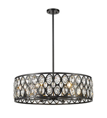 Dealey 8 Light Chandelier Matte Black