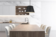 Maddox 1 Light Chandelier Matte Black