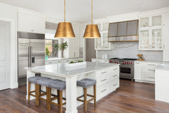 Maddox 1 Light Chandelier Rubbed Brass