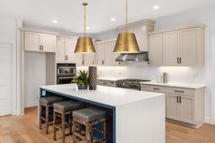 Maddox 1 Light Chandelier Rubbed Brass