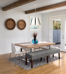 Katie 1 Light Chandelier Polished Nickel
