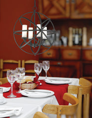 Aranya 4 Light Chandelier Bronze