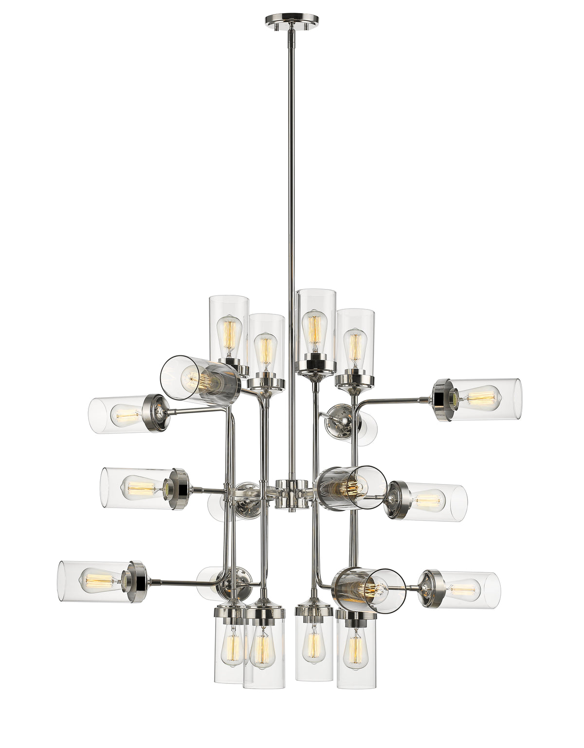Calliope 20 Light Chandelier Polished Nickel