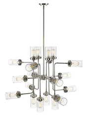 Calliope 20 Light Chandelier Polished Nickel