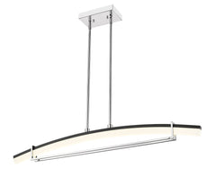Arc LED 1 Light Linear Chandelier Chrome